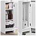 Mobiletto da bagno, bianco - Organizza asciugamani e accessori BBC310W01 - Foto miniatura 4