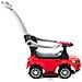 Cavalcabile spingi 3in1 auto per bambini grande auto clacson musica rossa - Foto miniatura 1