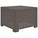 Divano da Giardino 5 Posti Stile Rattan PP Grigio Chiaro - Foto miniatura 5