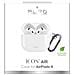 Custodia Airpods 4 In Silicone Bianco Puro - Foto miniatura 2