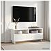 Supporto TV 90 x 34.5 x 40 cm Bianco Lucido - Foto miniatura 2