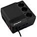 Stabilizzatore di Tensione 600VA / 360W 3 x Schuko Colore Nero - Foto miniatura 3