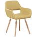 Set Di 2 Sedie Da Pranzo In Tessuto Giallo Chicago - Foto miniatura 29