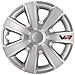 Auto-style Vr 16"" Silver Copricerchio, 4 Pezzi - Foto miniatura 1