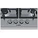 Piano Cottura PGH6B5B90 a Gas 4 Fuochi Gas Colore Acciaio Inox - Foto miniatura 4