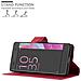 Custodia Compatibile Con Sony Xperia Xa In Rosso Carminio - Coperchio Protettiva Con Chiusura Magnetica, Funzione Stand E Tasca Per Le Carte - Foto miniatura 5
