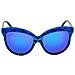 0092inx-022-000 Occhiali Da Sole, Multicolore (blu / Nero), 58,0 Donna - Foto miniatura 5