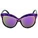 0092inx-022-000 Occhiali Da Sole, Multicolore (blu / Nero), 58,0 Donna - Foto miniatura 10