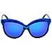 0092inx-022-000 Occhiali Da Sole, Multicolore (blu / Nero), 58,0 Donna - Foto miniatura 2