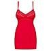 Camicia Da Notte Con Pizzo In Fiori Jolierose Chemise, Rosso, 2xl - Foto miniatura 5