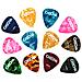Plettro Set Con 12 Picks Furgone Per La Chitarra Acustica Chitarra Elettrica Ukulele Basso Chitarra Picks Accessori Per Chitarra - Foto miniatura 1