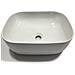 Lavabo Da Appoggio Ceramica Bianco Rettangolare Arredo Bagno 45,5x32,5x13,5cm *** Finitura- : Lucido - Foto miniatura 1