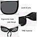 Flessibili Bambini Occhiali Da Sole Polarizzati Del Bambino Sicurezza Del Bambino Del Rivestimento Di Vetro Di Sun Uv400 Eyewear (nero)  - Foto miniatura 3
