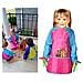 4 Pezzi Art Kids Grembiuli Artista Bambini Impermeabili Del Dipinto Smocks Con Manica Lunga 3 Tasche Per Et 2-8 Anni (yellow Pink Blue Red)  - Foto miniatura 3