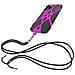 Cordoncino Smartphone Con Silicone Universale Espandibile Regolabile 90cm Malva - Foto miniatura 6