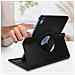 Custodia Per Ipad A16 / 10.9 2022 Copertina Supporto Rotante 360° Nera - Foto miniatura 5