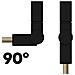 Adattatore Hdmi Maschio / Femmina Ruotabile 360° Angolo 90° Compatto - Foto miniatura 6