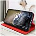 Custodia Per Samsung Galaxy A34 5g Portafoglio Funzione Supporto Video Rossa - Foto miniatura 2