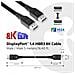 Displayport 1.4 Hbr3 Cable Male / Male 5 Meters / 16.40ft 8k @60hz 28awg - Foto miniatura 3