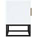 Mobile Porta TV Bianco 105x30x45cm in Legno Multistrato e Ferro - Foto miniatura 5