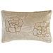 Cuscino Dkd Home Decor Dorato 50 X 10 X 30 Cm Fiori - Foto miniatura 1
