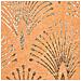 Set Di 2 Cuscini Hoya Cotone 45 X 45 Cm Arancione Trama Geometrica - Foto miniatura 5