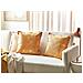 Set Di 2 Cuscini Hoya Cotone 45 X 45 Cm Arancione Trama Geometrica - Foto miniatura 1