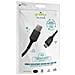 Cavo Micro-usb A Usb 2.4a Con Fascetta Carica E Sincronizzazione 2,5m, Nero - Foto miniatura 3