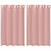 Tende In Voile Con Occhielli 2 Pz Rosa 140x175 Cm - Foto miniatura 2