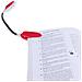 Speciale Lampada Da Lettura A Led Con Braccio Orientabile. 3x2x25 Cm. Colore Rosso - Foto miniatura 3