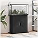 Supporto per Acquario 81x36x73 cm in Legno Multistrato Nero - Foto miniatura 2