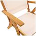 Sedie Da Giardino Pieghevoli 4 Pz Massello D'acacia E Textilene - Foto miniatura 5