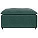 Modulo Poggiapiedi Divano Modulare Verde Scuro 100x100x48 cm - Foto miniatura 3