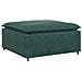 Modulo Poggiapiedi Divano Modulare Verde Scuro 100x100x48 cm - Foto miniatura 5