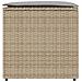 Scatola di Stoccaggio per Esterni Beige Rattan Sintetico Media - Foto miniatura 5