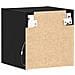 Mobile TV LED Nero Rovere 30x28,5x30 cm Legno ingegnerizzato - Foto miniatura 7
