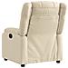 Poltrona Elettrica Reclinabile Crema in Tessuto - Foto miniatura 5