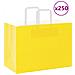 Sacchetti di Carta 250 pz con Manici Gialli 32x17x25 cm - Foto miniatura 1
