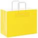Sacchetti di Carta 250 pz con Manici Gialli 32x17x25 cm - Foto miniatura 3