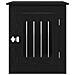 Mobile per cuccia per cani Rovere Nero 75x55x65 cm in legno ingegnerizzato - Foto miniatura 6