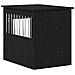 Mobile per cuccia per cani Rovere Nero 75x55x65 cm in legno ingegnerizzato - Foto miniatura 8
