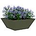 Vaso a Ciotola da Giardino 5 pcs Oliver verde 40 x 40 x 15 cm - Foto miniatura 3