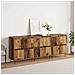 Sideboards 3 pcs Legno vecchio 180 x 35 x 70 cm - Foto miniatura 4