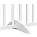Cancello Cani Porta Pieghevole Bianco 15 Pannelli 750 cm Pioppo - Foto miniatura 7