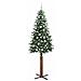 Albero di Natale snodato con 300 LED con supporto Verde 210 cm - Foto miniatura 3