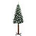 Albero di Natale snodato con 300 LED con supporto Verde 210 cm - Foto miniatura 4