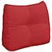 Cuscino per Schiena Rosso 60 x 24 x 50 cm Tessuto - Foto miniatura 1