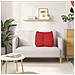 Cuscino per Schiena Rosso 60 x 24 x 50 cm Tessuto - Foto miniatura 4