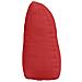 Cuscino per Schiena Rosso 60 x 24 x 50 cm Tessuto - Foto miniatura 7