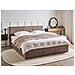 Letto Contenitore Bouclé Massognes 180 X 200 Cm Tortora - Foto miniatura 1